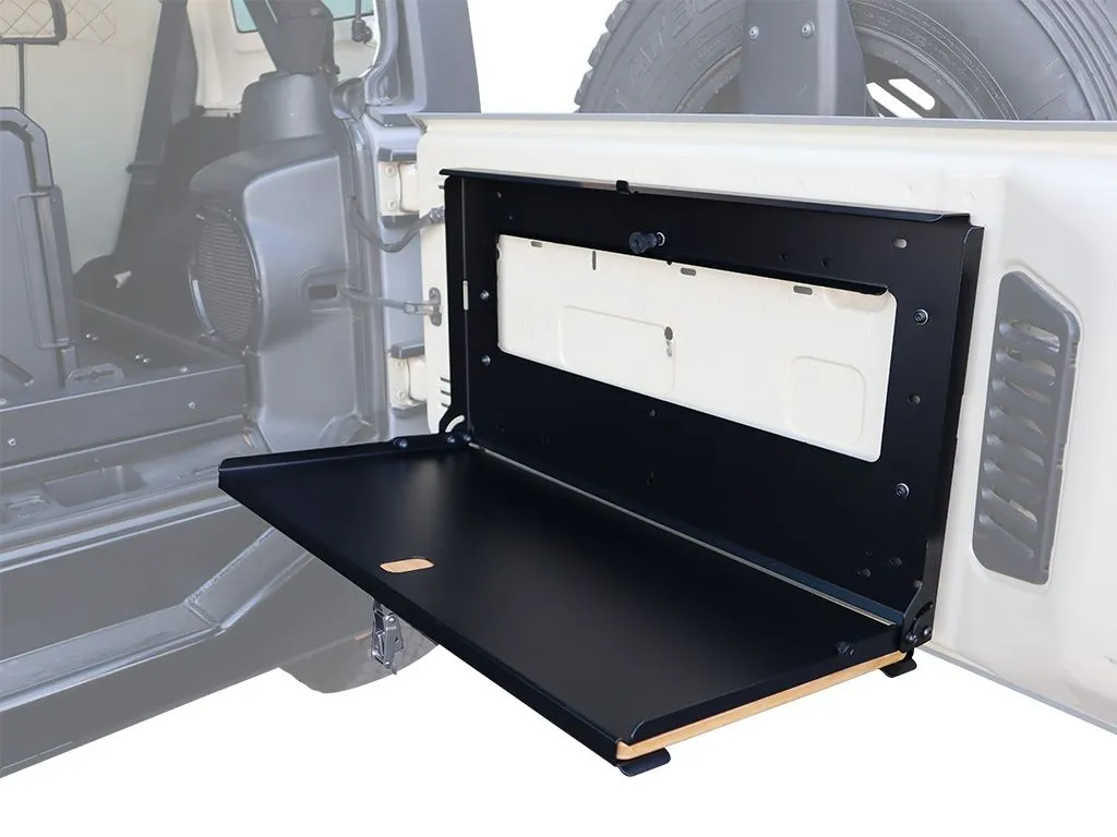Foldable Drop Down Tailgate Table for Trucks & SUVs - Heavy Duty Aluminum Picnic Table for Camping, Tailgating & Outdoor Adventures