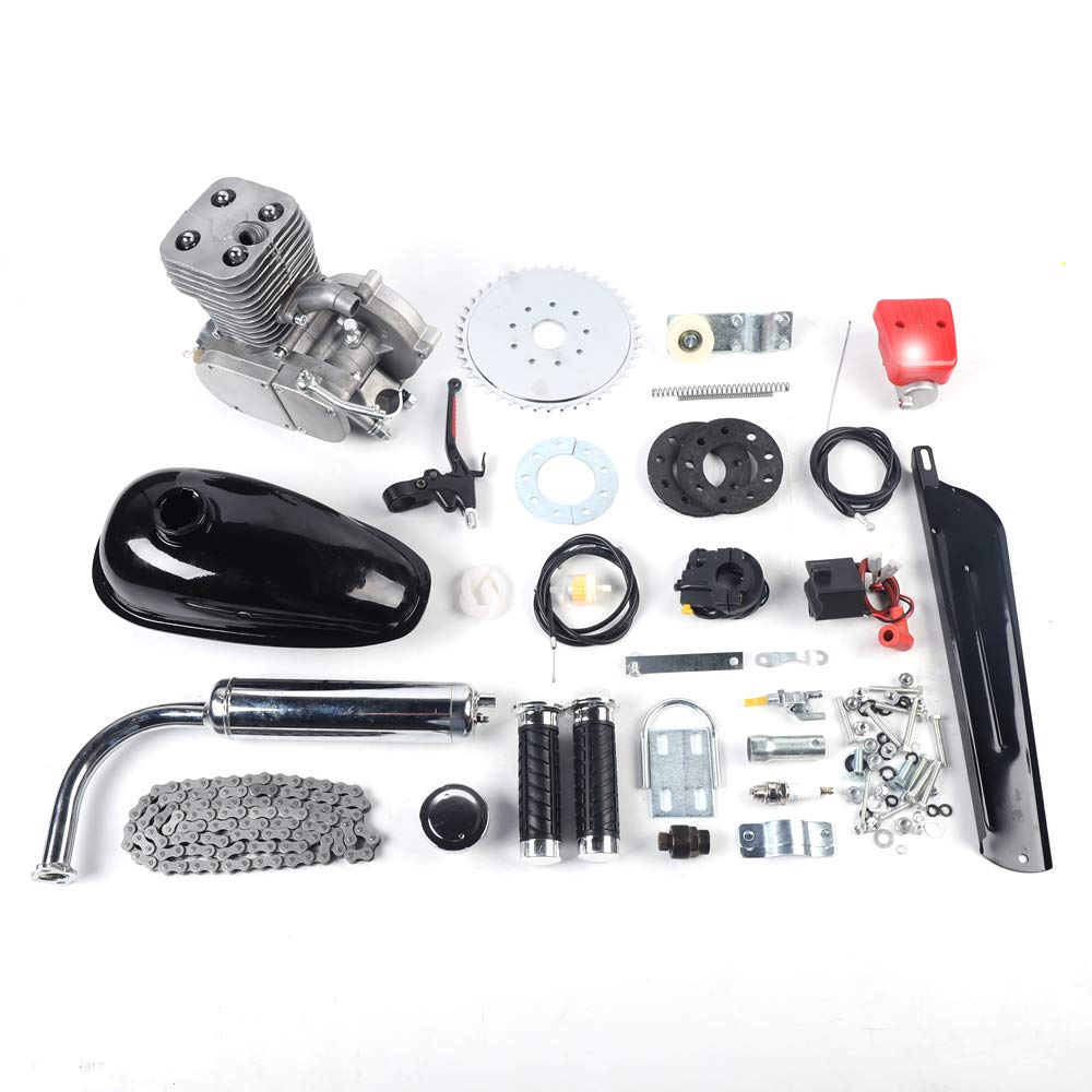 **AngelcityCC Electric Bike Conversion Kit - Left Chain Drive for Common Bicycles, DIY E-Bike Kit with Twist/Thumb Throttle - Eco-Friendly Electric Vehicle Upgrade for Commuting & Outdoor Adventures**