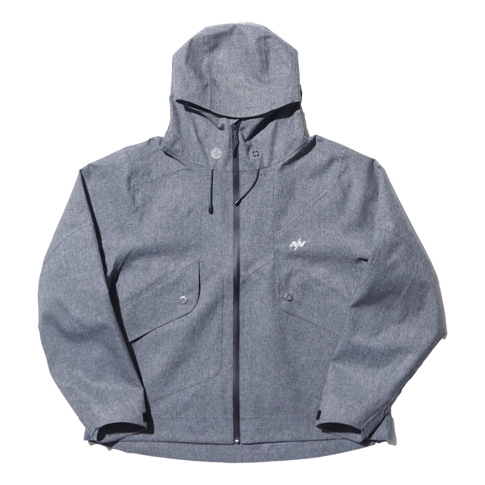 NINE POINT NINE FUTURE 3L Waterproof Shell Jacket - Men's Denim Outdoor Windbreaker for Hiking, Camping & Urban Wear