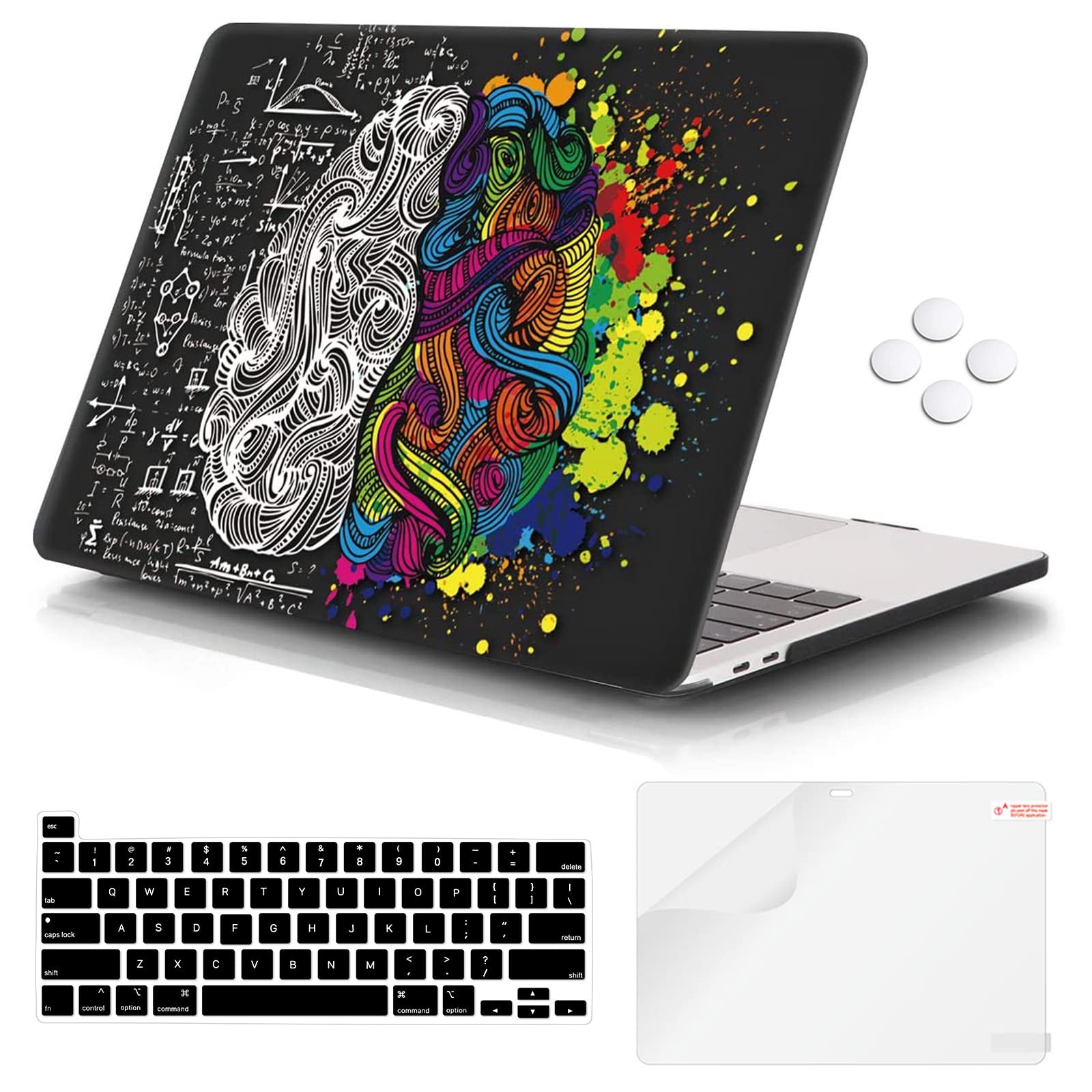 iCasso Hard Shell Case for MacBook Pro 13 inch (2022-2016 Models A2338/A2251/A2289) - Protective Cover with Keyboard Protector & Screen Protector for 13
