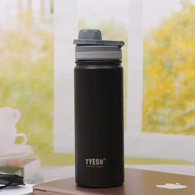 Stainless Steel Vacuum Insulated Water Bottle - Hot & Cold Thermo Flask for Travel, Office, School