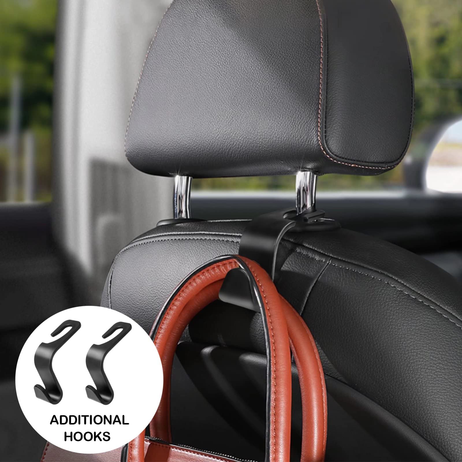 Durable Waterproof Car Backseat Organizer with Tablet Holder - 2 Pack Oxford Fabric Storage for Kids Toys & Snacks - 8 Mesh Pockets & 2 Large Pockets - Perfect for Road Trips & Family Travel Accessories