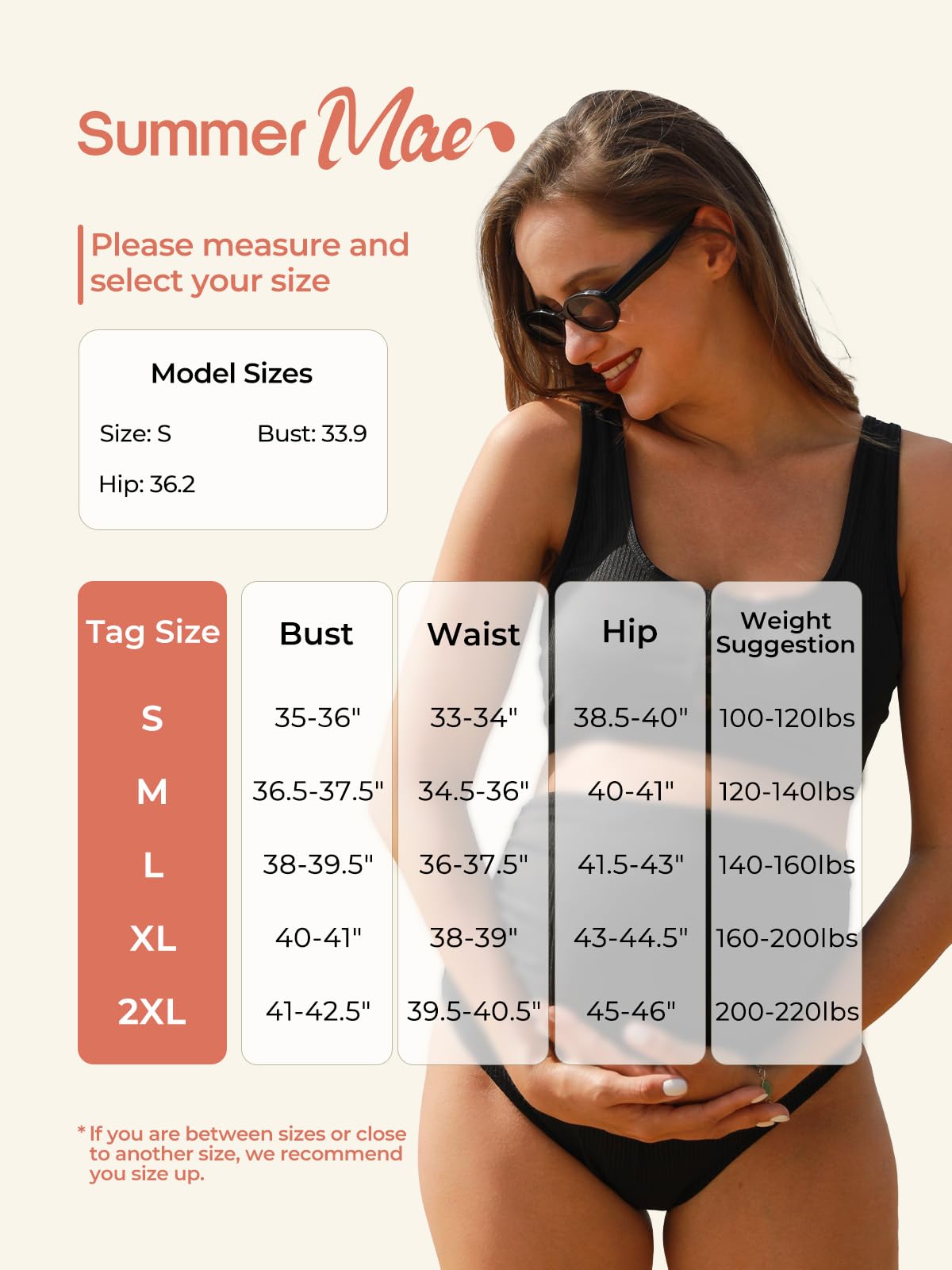 **Maternity Swimwear Two Piece - Summer Mae Ribbed High Waist Bikini Top & High Cut Bottoms for Pregnancy | Perfect for Beach, Pool & Maternity Photos**
