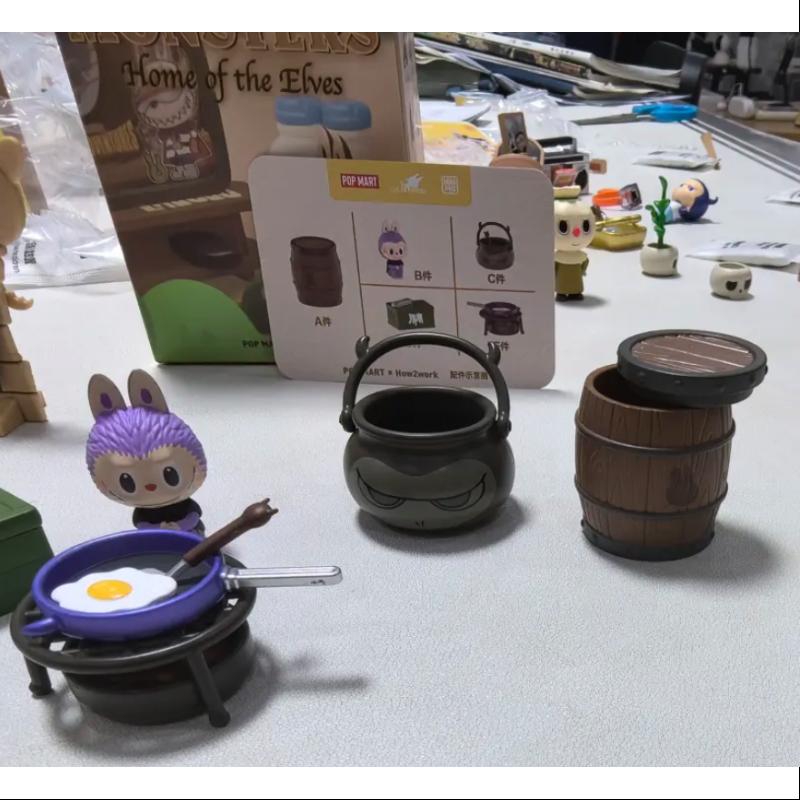 Labubu The Monsters Home of the Elves Series Complete Set - Collectible Art Toy Figures for Display, Gifts, and Home Decor