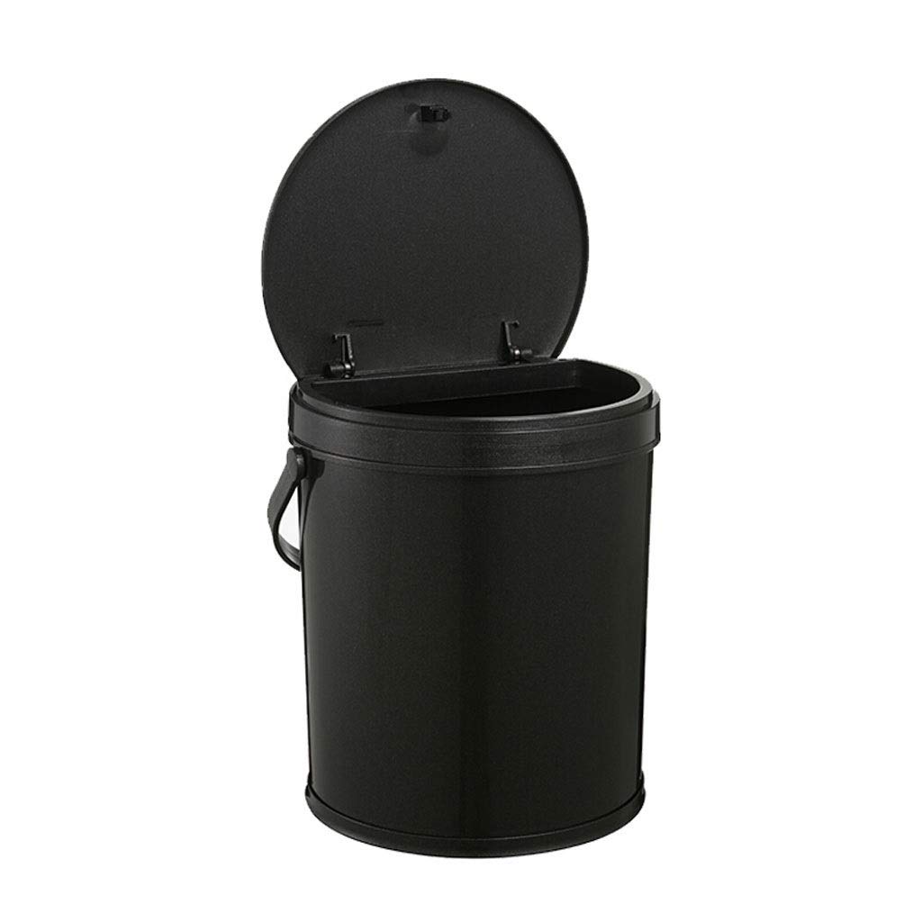 NYKK Plastic Trash Can Set for Kitchen, Living Room & Tea Table - Black Waste Basket Combo for Tea Residue, Paper & Household Waste | Perfect for Kung Fu Tea Ceremonies, Home Organization & Daily Cleaning