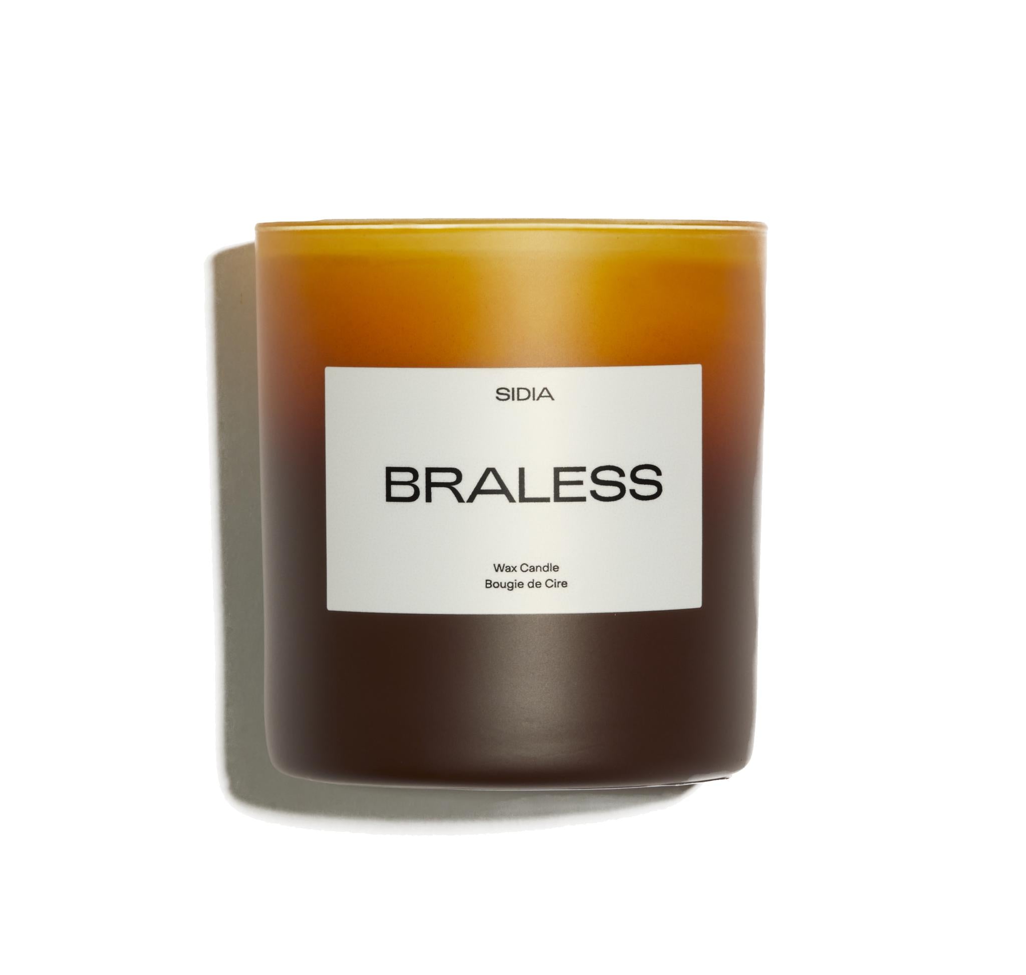 Scented Soy Wax Candle for Women - Sidia Braless Aromatherapy Candle with Relaxing Lavender & Vanilla Fragrance - Perfect for Home Spa, Yoga, Meditation & Romantic Nights