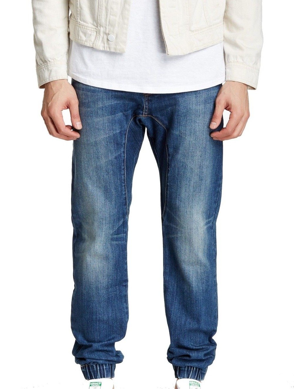 Zanerobe Men's Slingshot Stretch Denim Jogger Pants - Comfortable Slim Fit Jeans for Casual Wear & Street Style Outfits