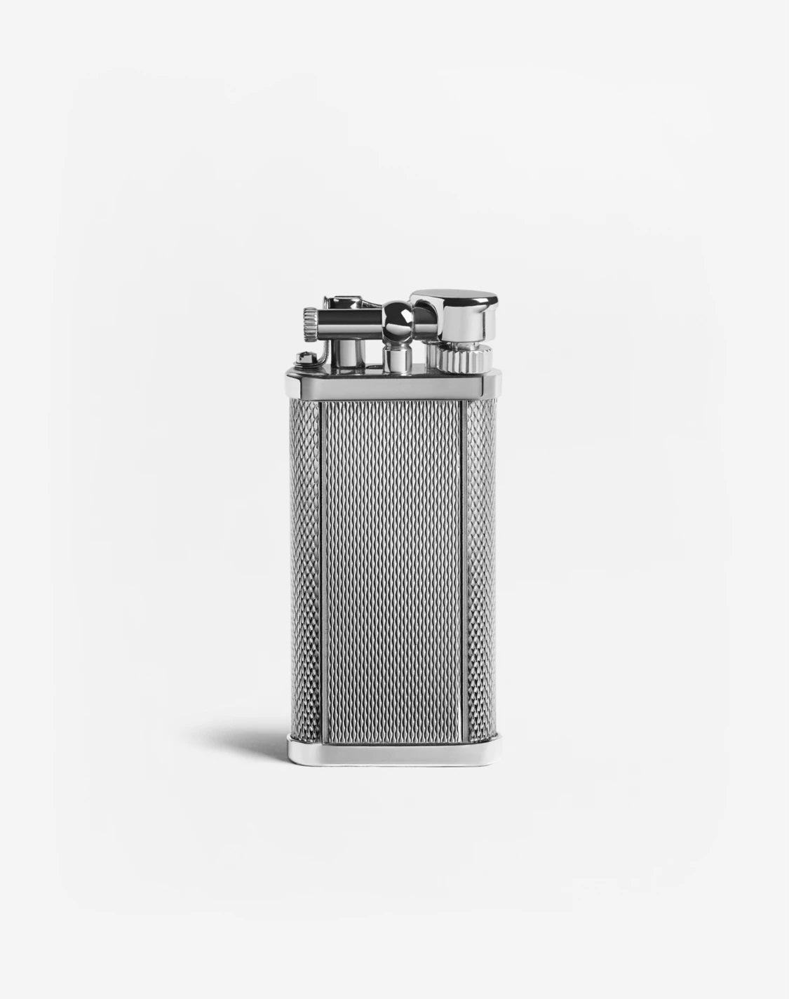 Dunhill Unique Barley Silver Plated Pipe Lighter - Premium Cigar & Tobacco Accessory for Smoking Enthusiasts - Perfect for Relaxing at Home, Outdoor Adventures & Gifts