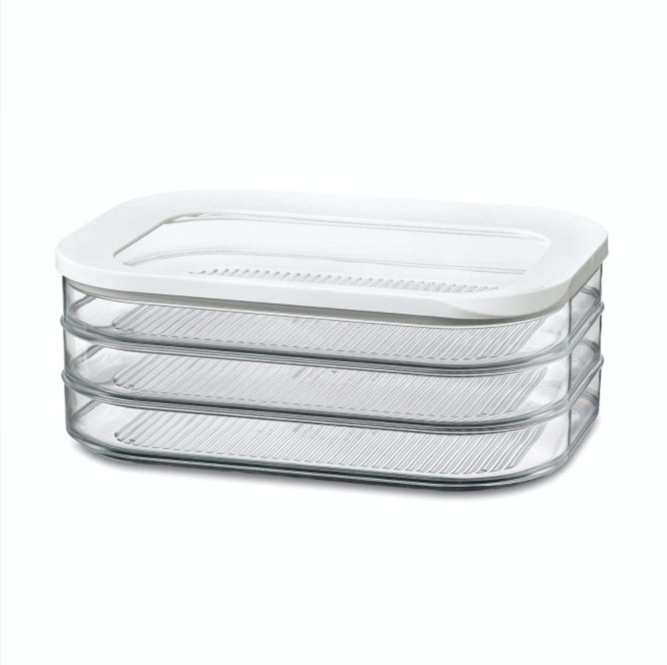 Mepal MODULA 3-Piece Airtight Meat Storage Container Set – Perfect for Refrigerator & Freezer Organization, Meal Prep, and Leftovers
