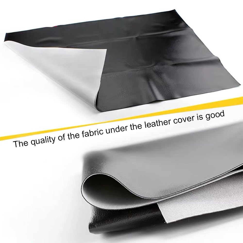 Universal Waterproof Motorcycle Seat Cover - DIY Leather Protector for ATV, Scooter & Bicycle (39x27in) - Outdoor Riding Gear