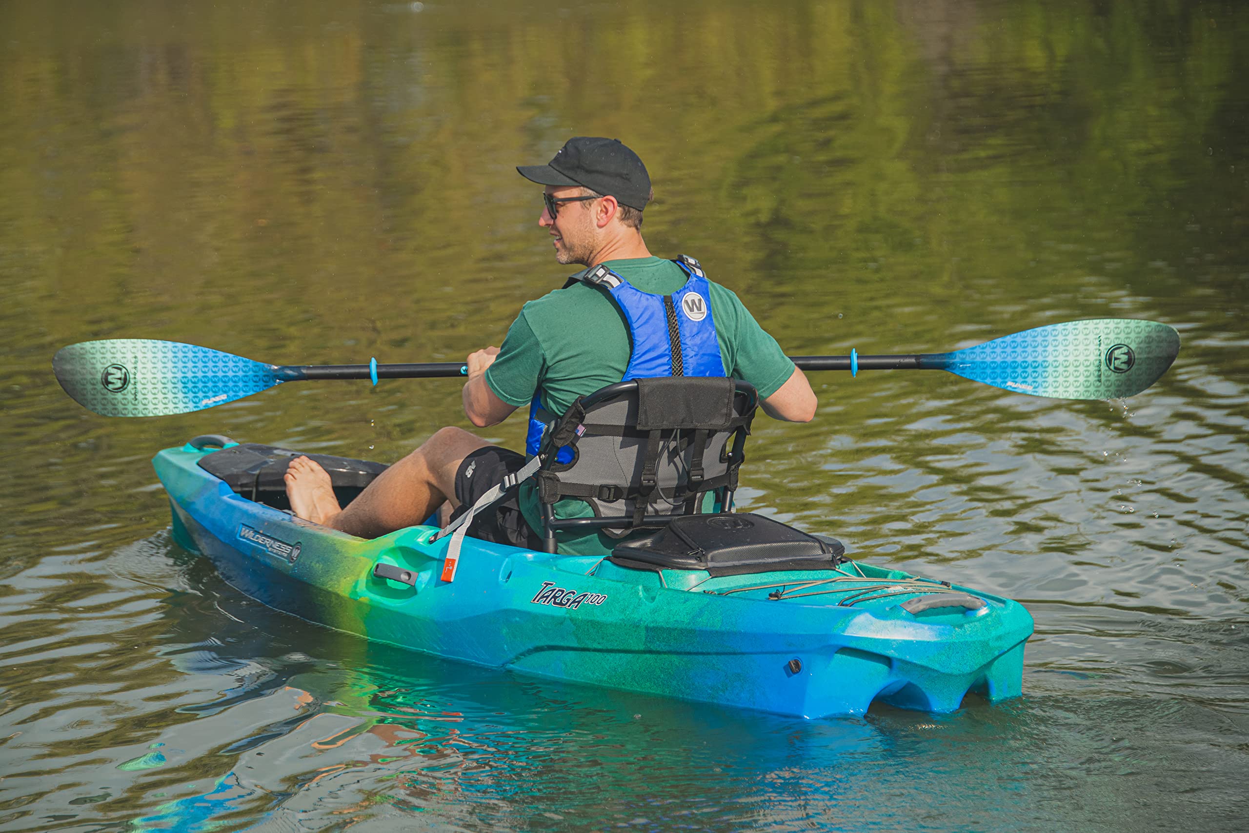 Wilderness Systems Pungo Kayak Paddle for Recreation & Touring | Lightweight Fiberglass or Carbon Fiber Blades | Adjustable Carbon Fiber Shaft (220-240cm) | Perfect for Lakes, Rivers & Coastal Kayaking Adventures