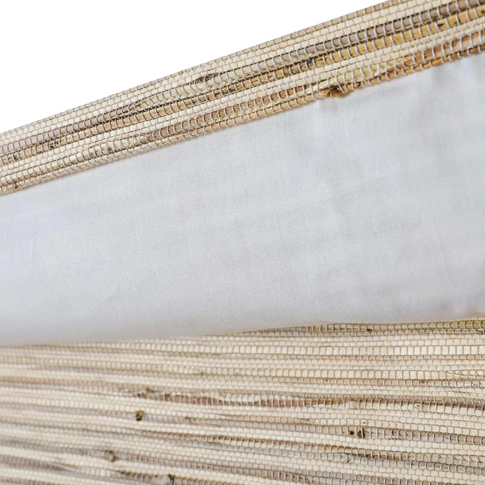 Natural Ramie Bamboo Woven Window Shade - Light Beige Brown | Eco-Friendly Room Darkening Blinds for Living Room & Bedroom