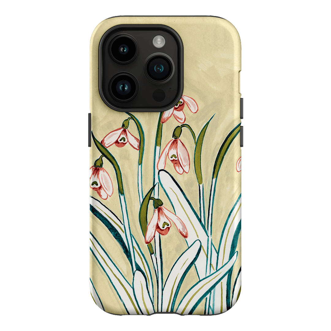 Premium Snowdrop Pattern Shockproof Phone Case - Durable Protective Cover for iPhone & Samsung - Perfect for Everyday Use, Travel & Outdoor Activities