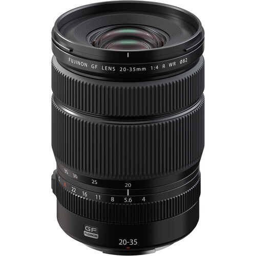 FUJIFILM GF 20-35mm F4 R WR Weather-Resistant Wide-Angle Zoom Lens for GFX Cameras - Perfect for Landscape, Architecture & Travel Photography