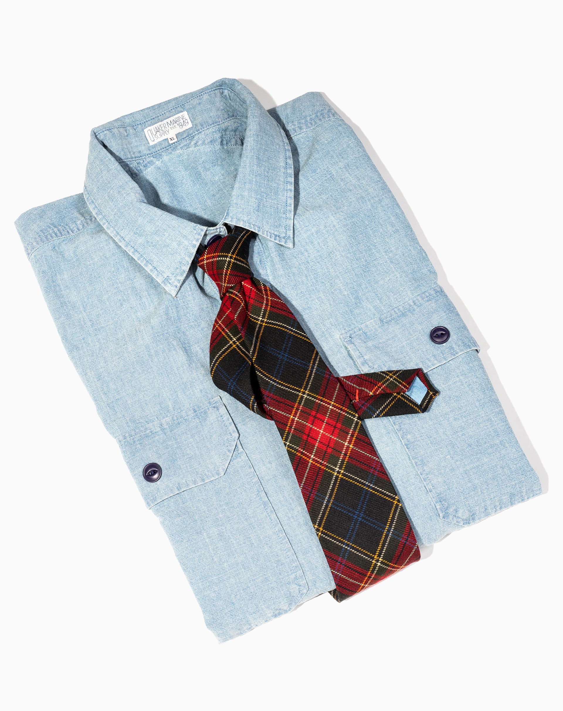 Classic Holiday Tartan Tie - Premium Wool Necktie for Christmas & Winter Parties, Office & Formal Events