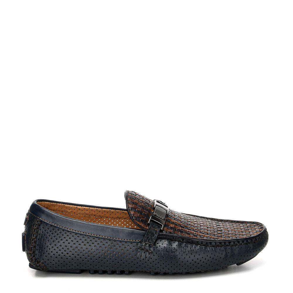 Men's Cuadra Blue Fashion Casual Leather Driver Shoes - Stylish & Comfortable for Daily Wear, Work & Outdoor Activities