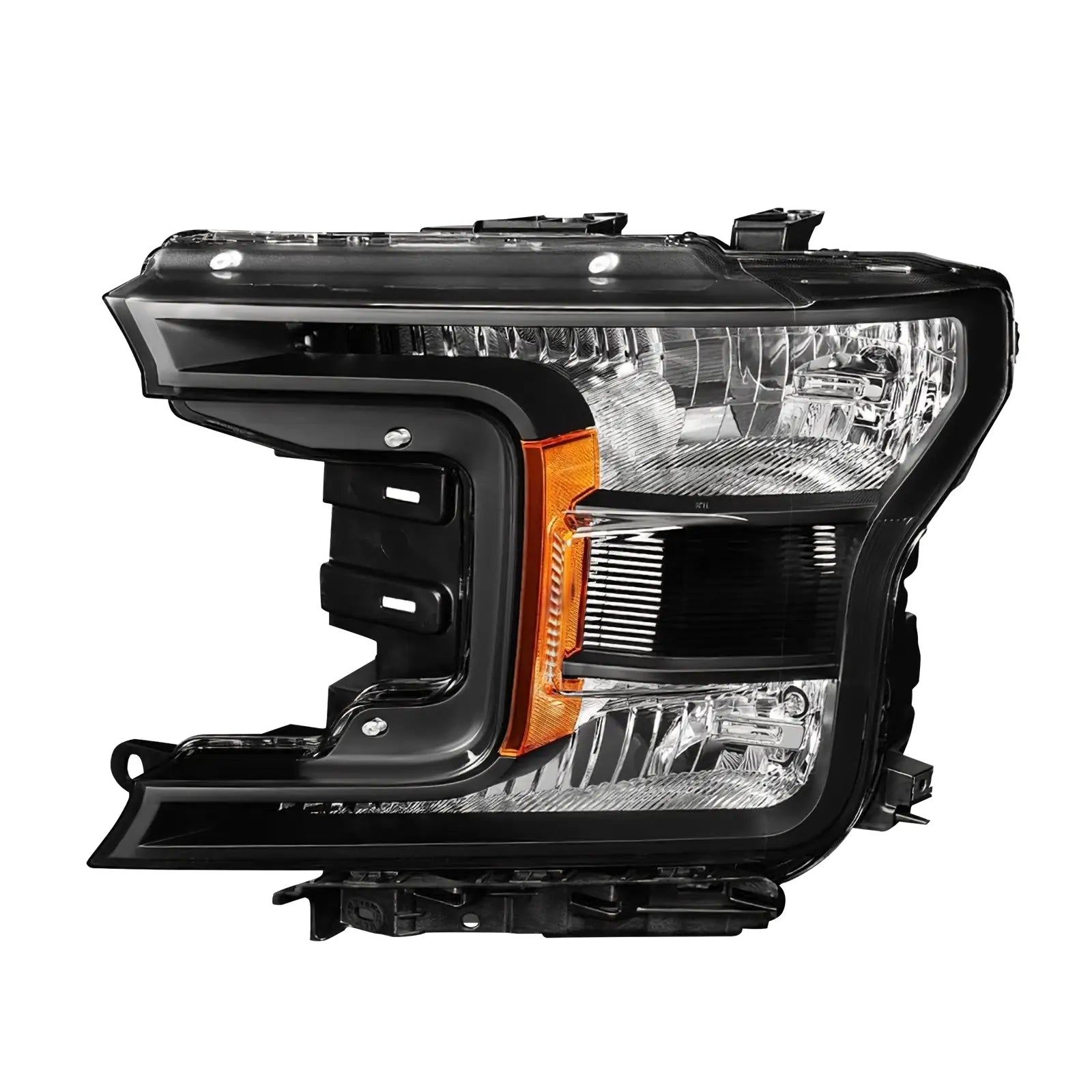 LOYO Headlight Assembly Replacement for 2018-2020 Ford F150 - OE Style Halogen Headlamps (Passenger & Driver Side) - Perfect for Night Driving & Off-Road Adventures