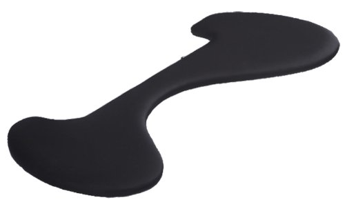 Ergonomic Leather Keyboard Wrist Rest - Black for Comfortable Typing