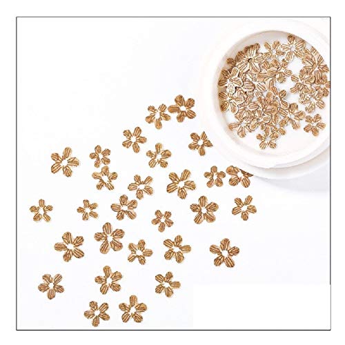 50pcs Colorful Flower Nail Art Stickers - Wood Pulp Sheet Nail Decals for DIY Manicure, Ins Style Nail Art Accessories - Perfect for Home Salon, Party Nails & Gift Giving (SP124-12)