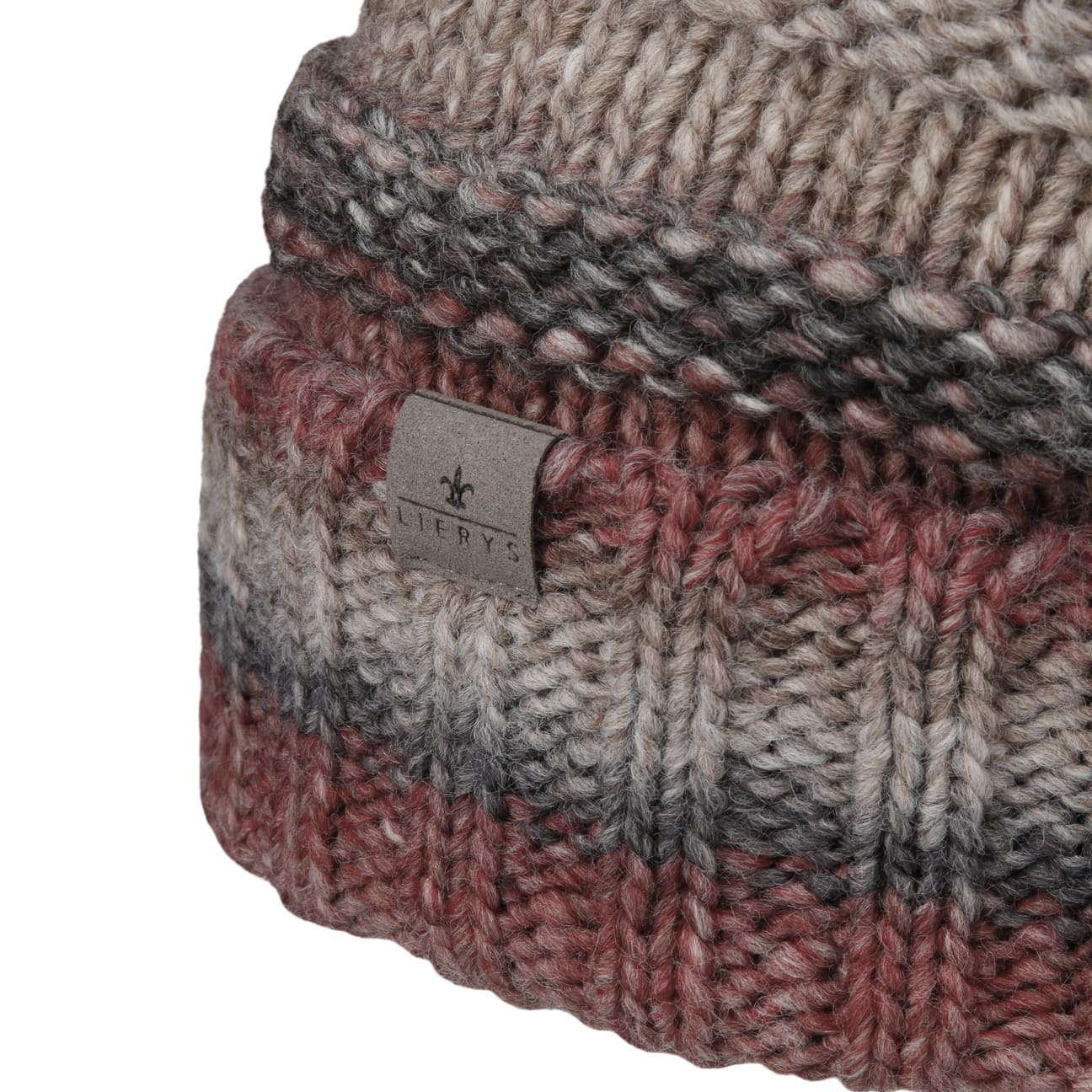 Lierys Bernardo Oversize Knit Hat - Soft Chunky Cable Knit Beanie for Women & Men | Winter Warm Slouchy Hat for Outdoor Activities, Skiing & Casual Wear