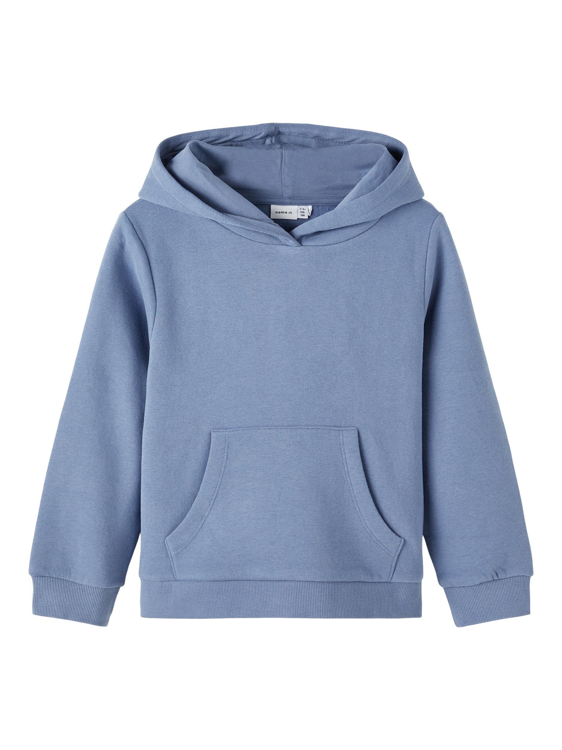 NAME IT Girls Nkflena Long Sleeve Sweatshirt with Hood - Cozy Pullover for Casual Wear, School, and Outdoor Activities
