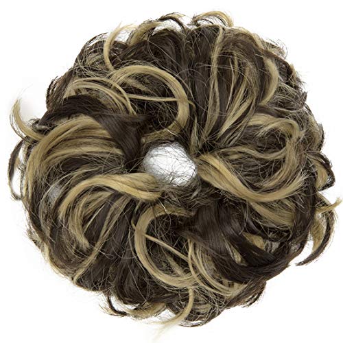 dark brown mix ash blonde