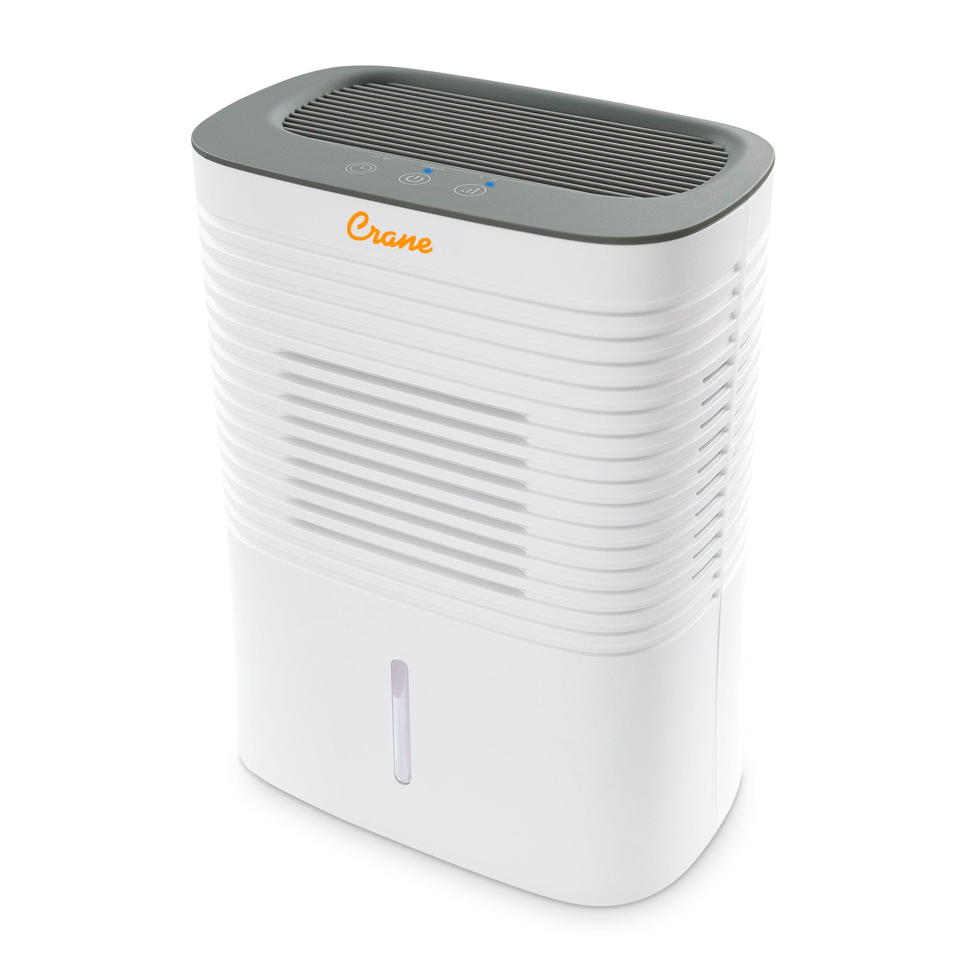 Best Crane Dehumidifier for Home & Basement - Powerful Moisture Absorber for Large Rooms, Bedrooms & Closets - Energy Efficient & Quiet Operation for Year-Round Comfort