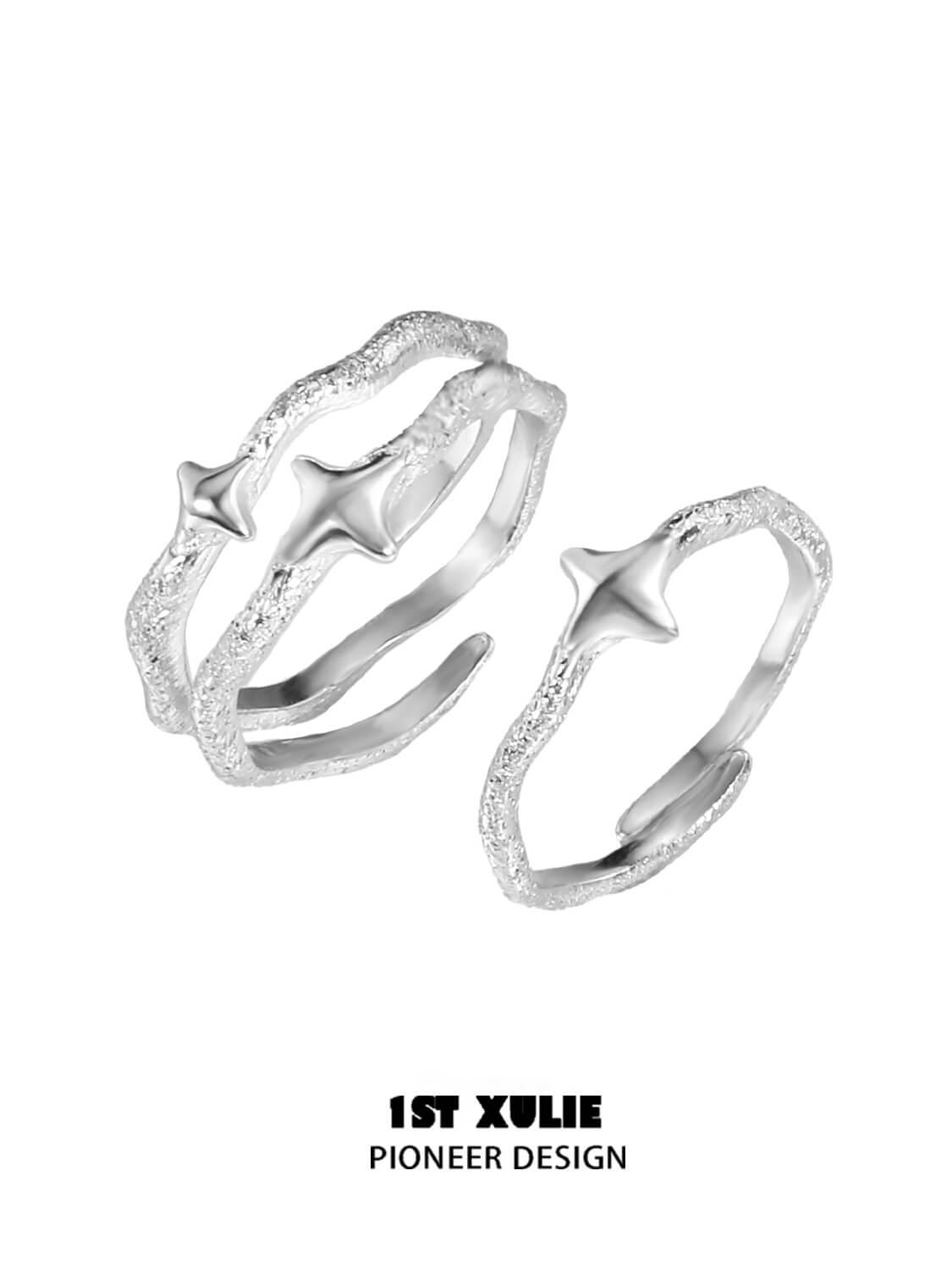 Silver Angel S925 Sterling Silver AB Rings™ – Elegant Stackable Rings for Women, Perfect for Everyday Wear, Gifts & Special Occasions