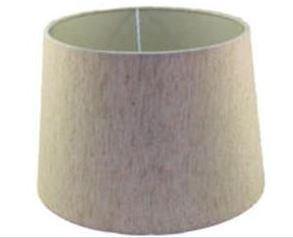 14.16.11 Tapered Lamp Shade - Black Hessian Fabric for Table Lamps & Floor Lamps - Perfect for Living Room, Bedroom, and Office Decor