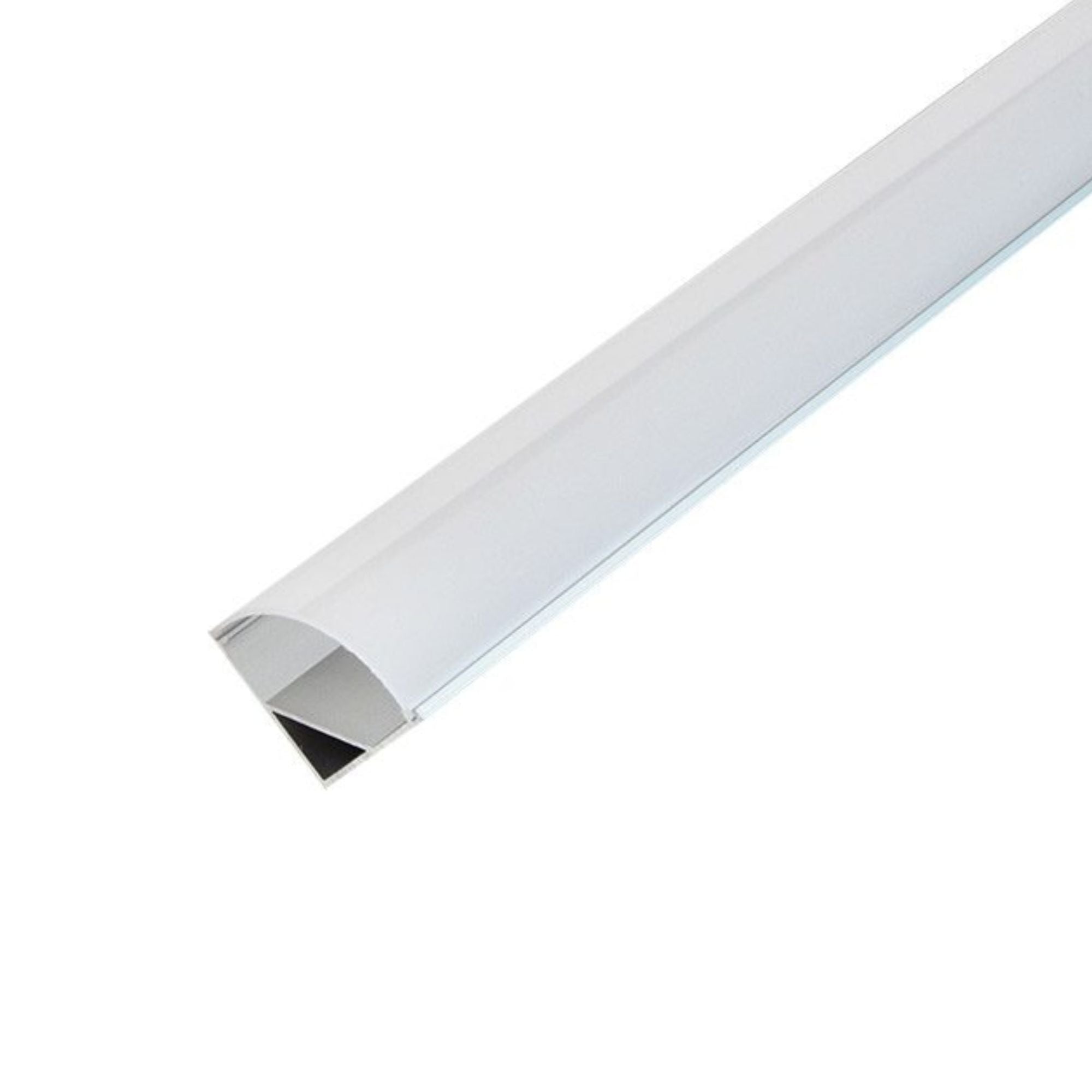 4ft Large Format 45° Angled Aluminum Mounting Channel for Signage, Displays & Framing - Heavy Duty Exhibition & Retail Fixture