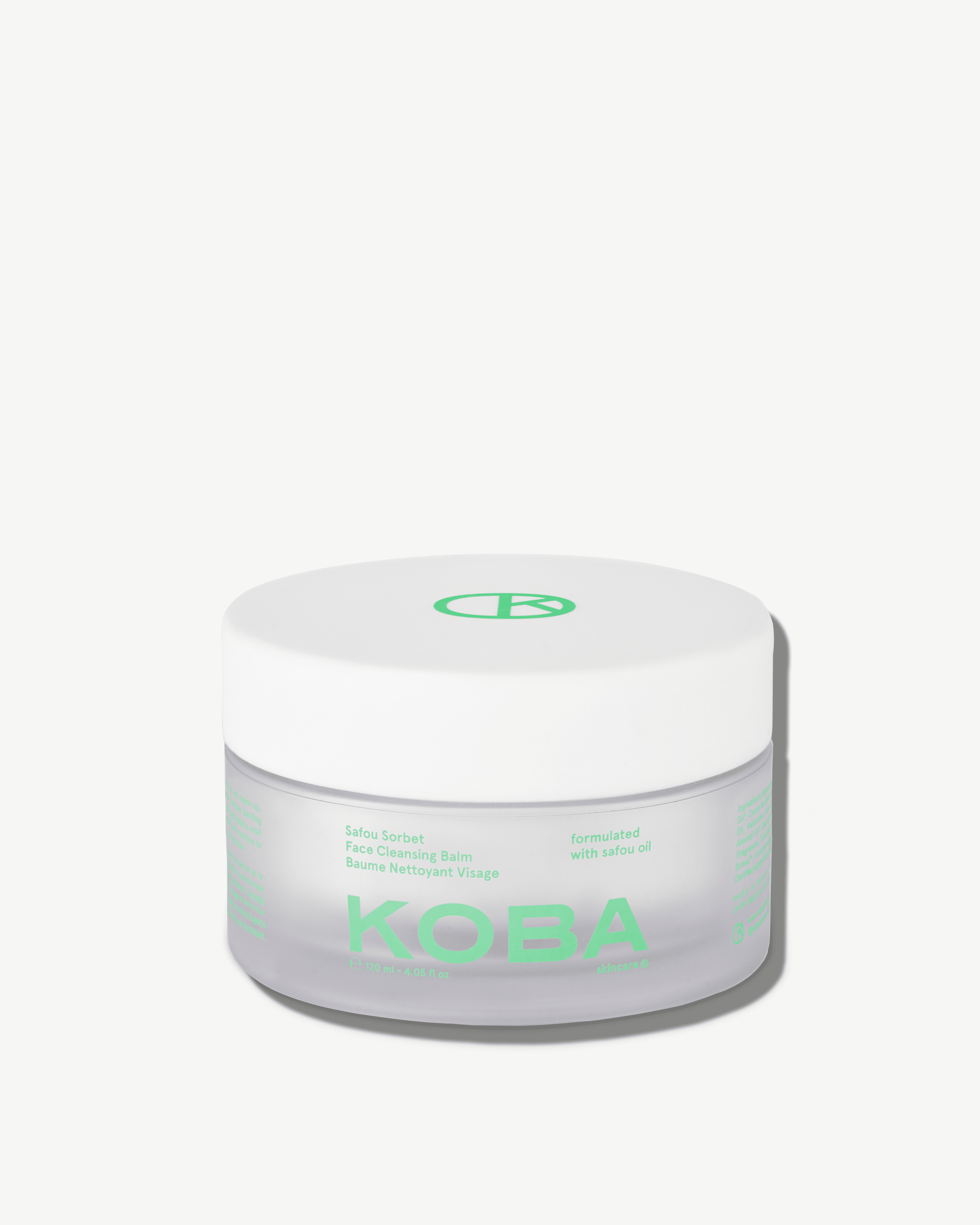 Safou Sorbet Cleansing Balm - Gentle Makeup Remover & Deep Facial Cleanser for All Skin Types | Perfect for Daily Skincare Routine & Travel