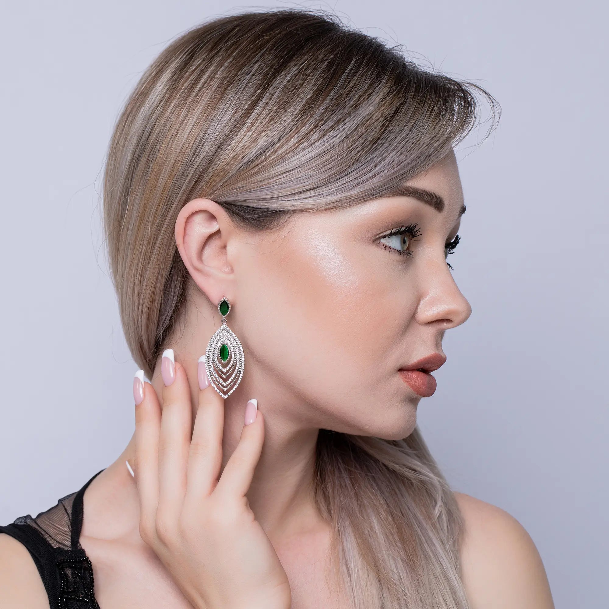 Paris Helix Earrings for Women - Elegant French Inspired Hoop Earrings for Cartilage & Helix Piercing - Perfect for Parties, Weddings & Everyday Wear