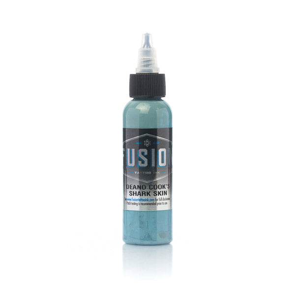 Premium Shark Skin Ink by Fusion Deano - 1oz Bottle for Tattoo Artists & Body Art - Perfect for Professional Tattooing, Permanent Makeup & Cosmetic Procedures