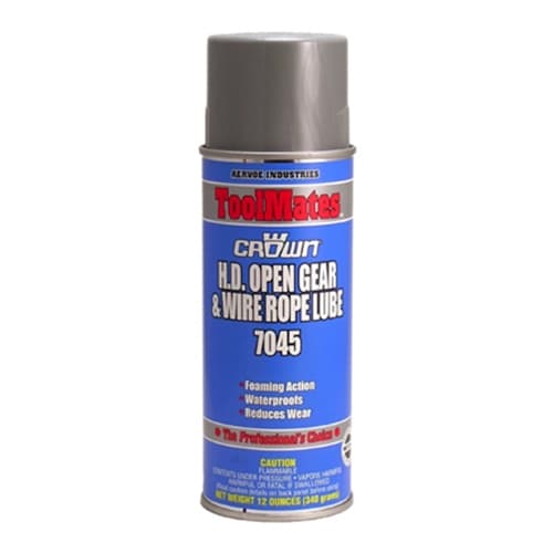 Aervoe 7045 12 oz. Premium Open Gear & Wire Rope Lubricant - Heavy Duty Protection for Industrial Machinery, Construction Equipment & Marine Applications