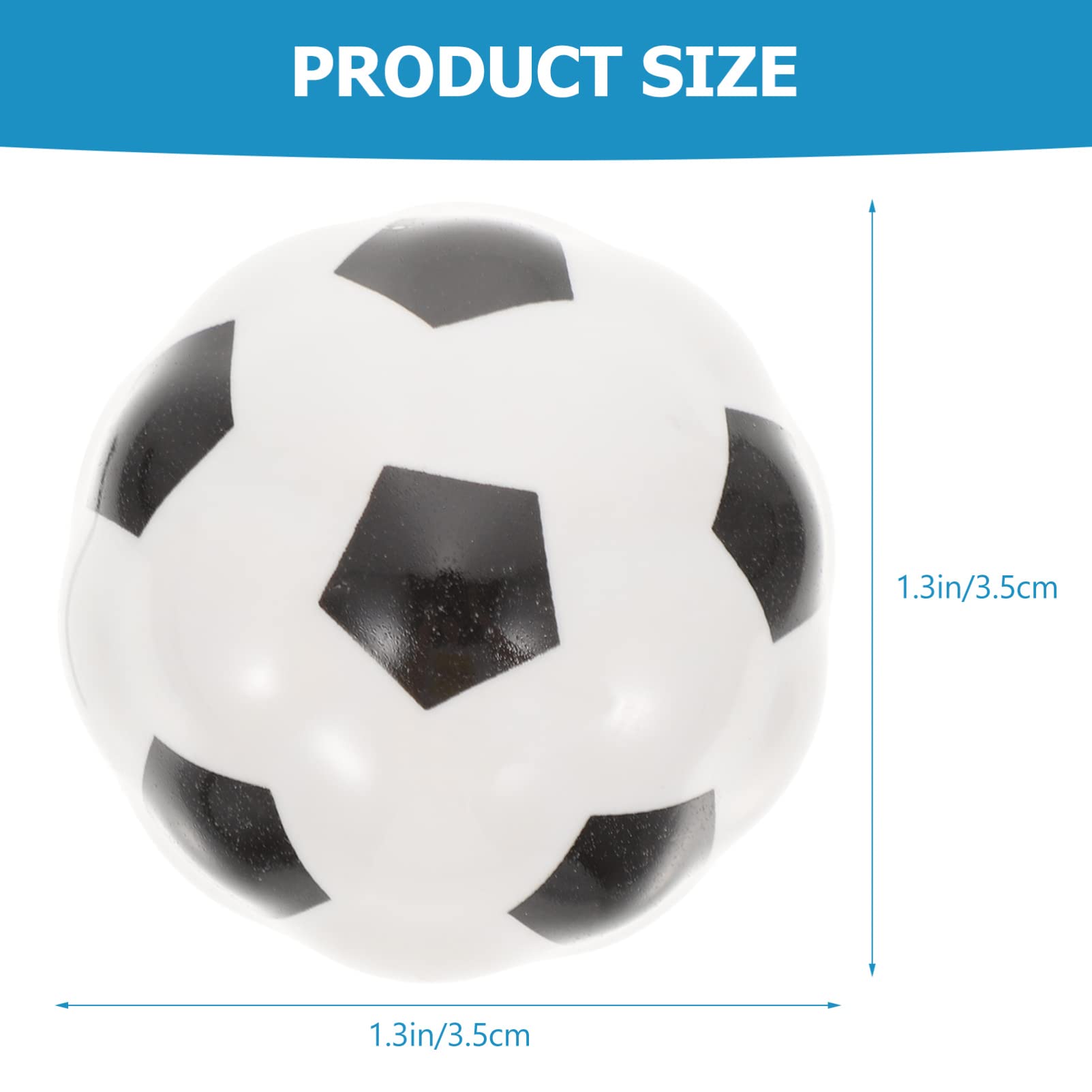 Artibetter 2-Pack Ceramic Soccer Ball Door Knobs - Brass Cabinet & Drawer Pull Handles for Wardrobe, Dresser, Kitchen Cupboard - Durable Furniture Hardware for Home & Office Decor