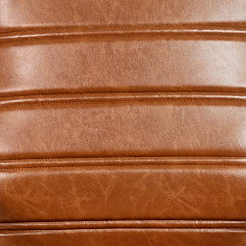 Brown Leathersoft/Black Frame