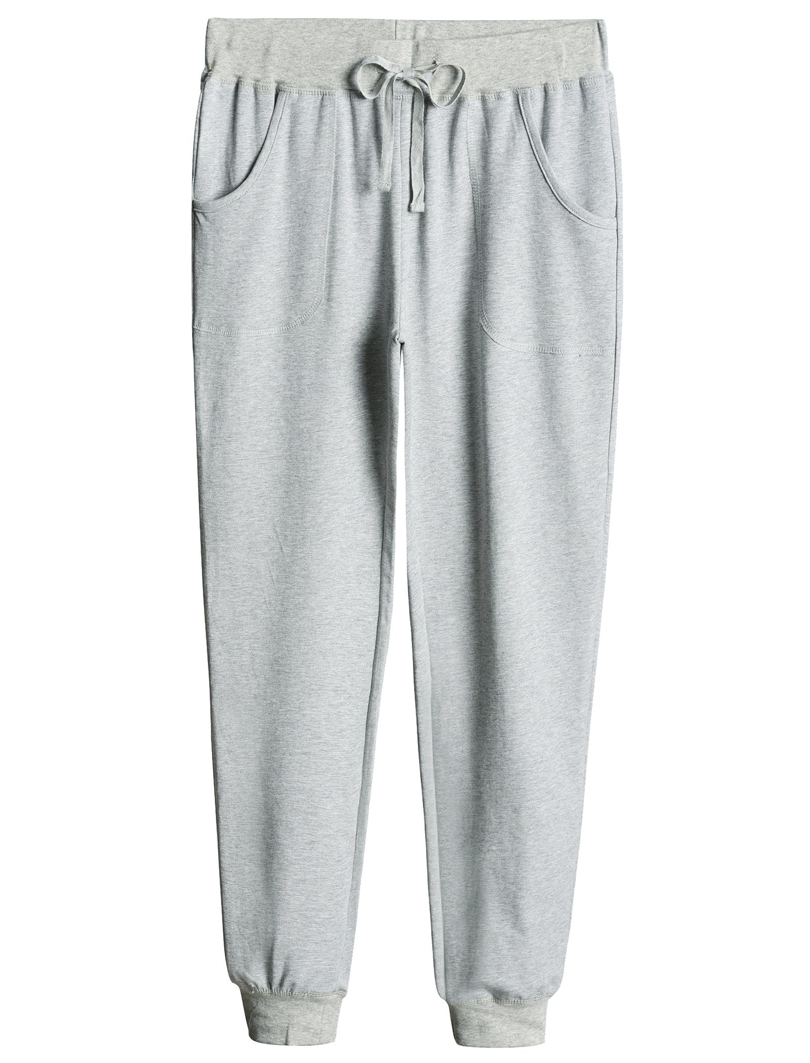 Women's Soft Cotton Jogger Sweatpants with Pockets - Comfortable Lounge Pants for Yoga, Running & Casual Wear