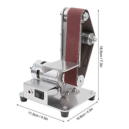 Mini Electric Belt Sander 775 - Multifunctional DIY Polishing & Grinding Machine with 110-240V (US Plug) - Perfect for Woodworking, Metal Craft & Home Renovation Projects