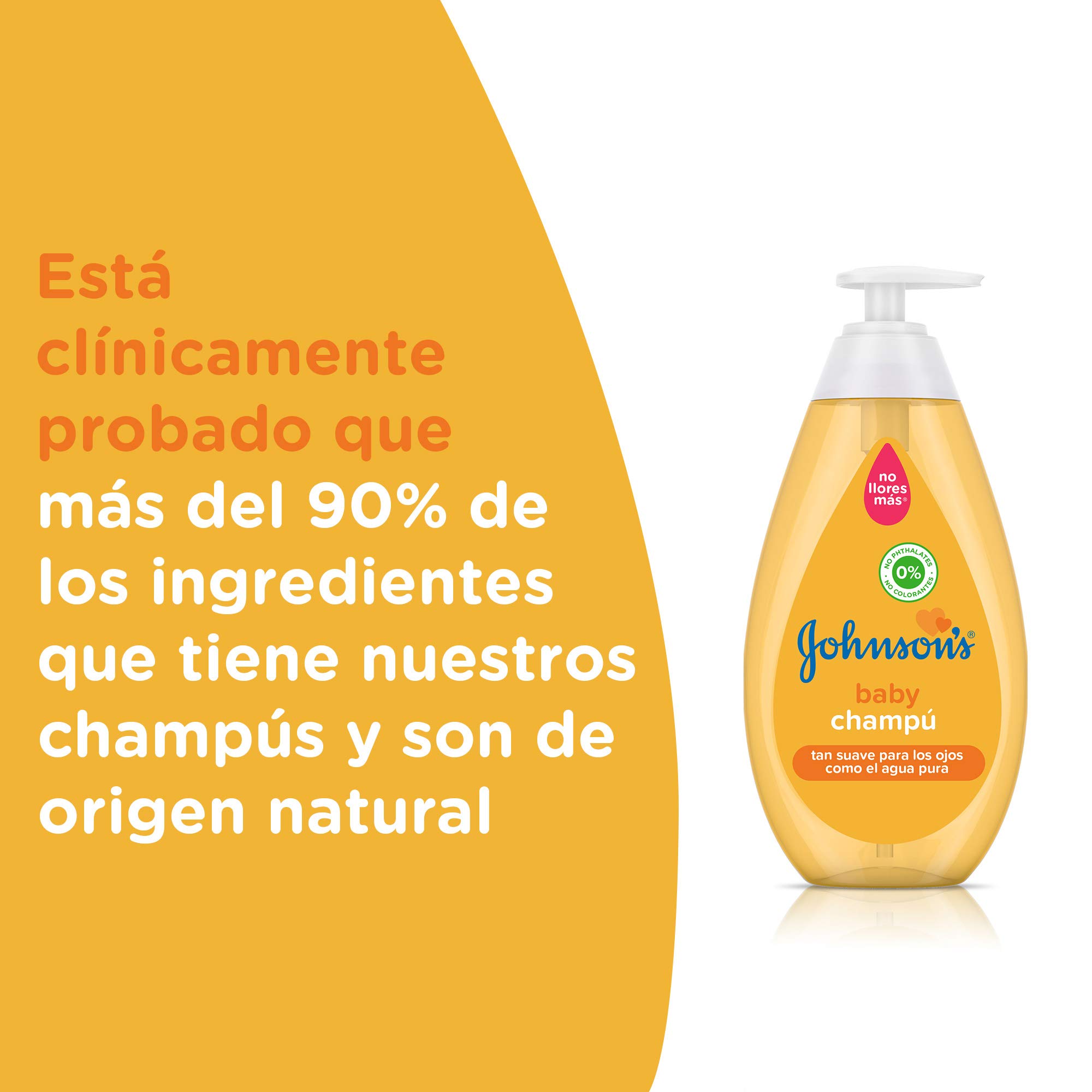 Johnson's Baby Shampoo 3-Pack 500ml - Gentle Hair Wash for Newborns & Kids