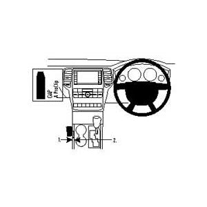 ClicOn No Holes Dashboard Mount for Jeep Grand Cherokee 2011-2020 | Secure Phone Holder for Off-Roading & Daily Commute