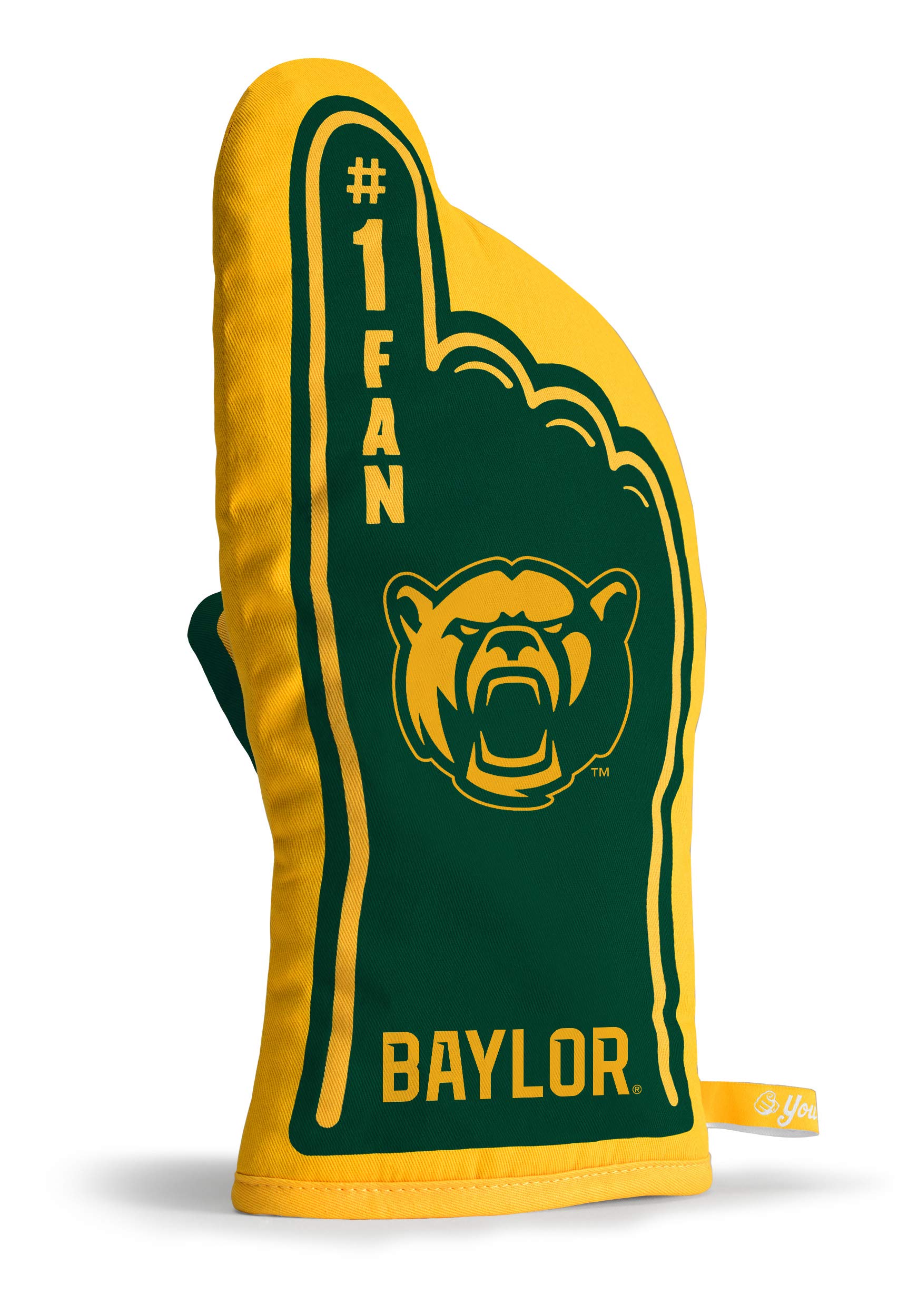 YouTheFan NCAA #1 Heat Resistant Oven Mitt - Perfect for Baking, Grilling & Kitchen Safety