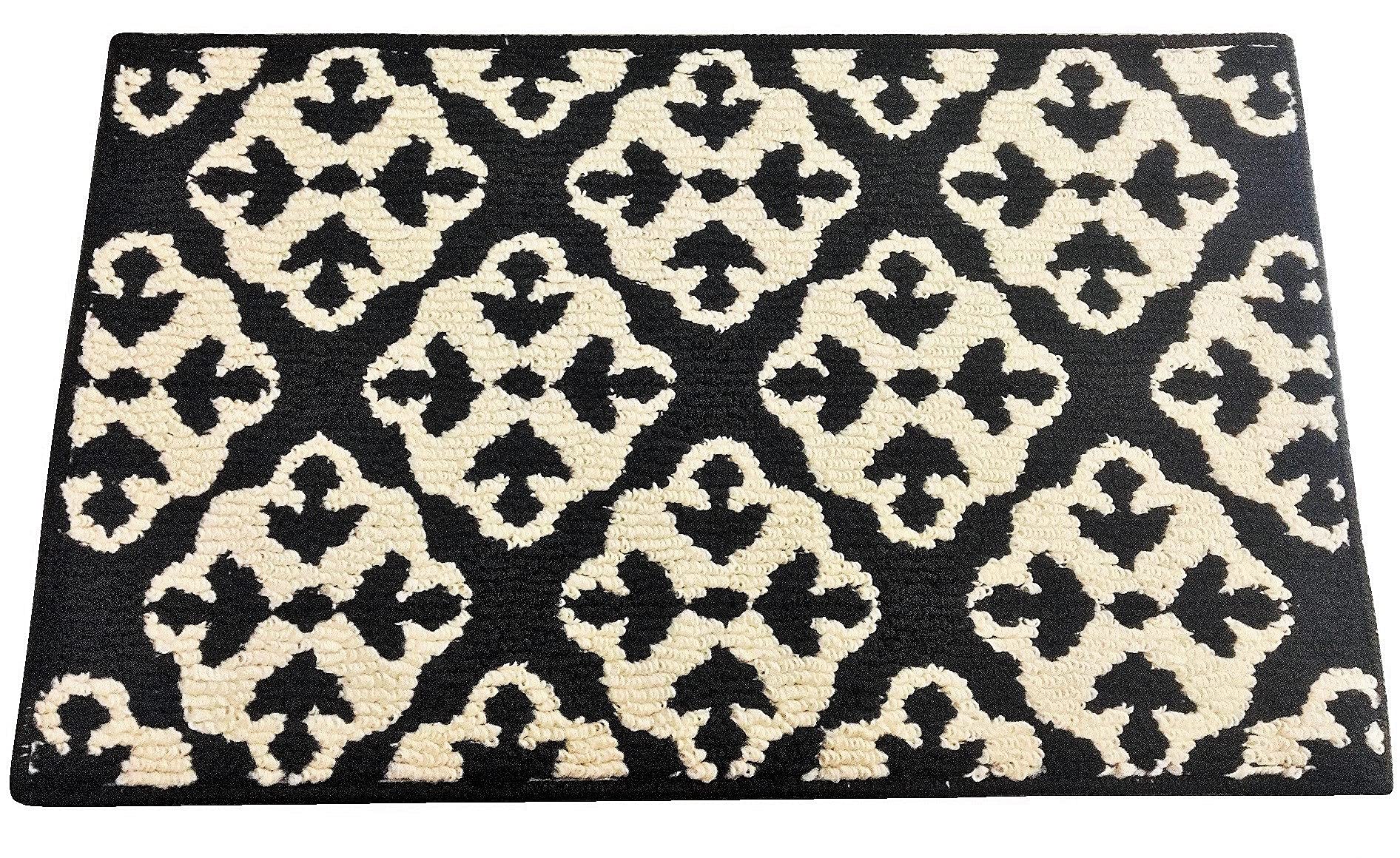 Non-Slip Medallion Pattern Kitchen Rug - 17