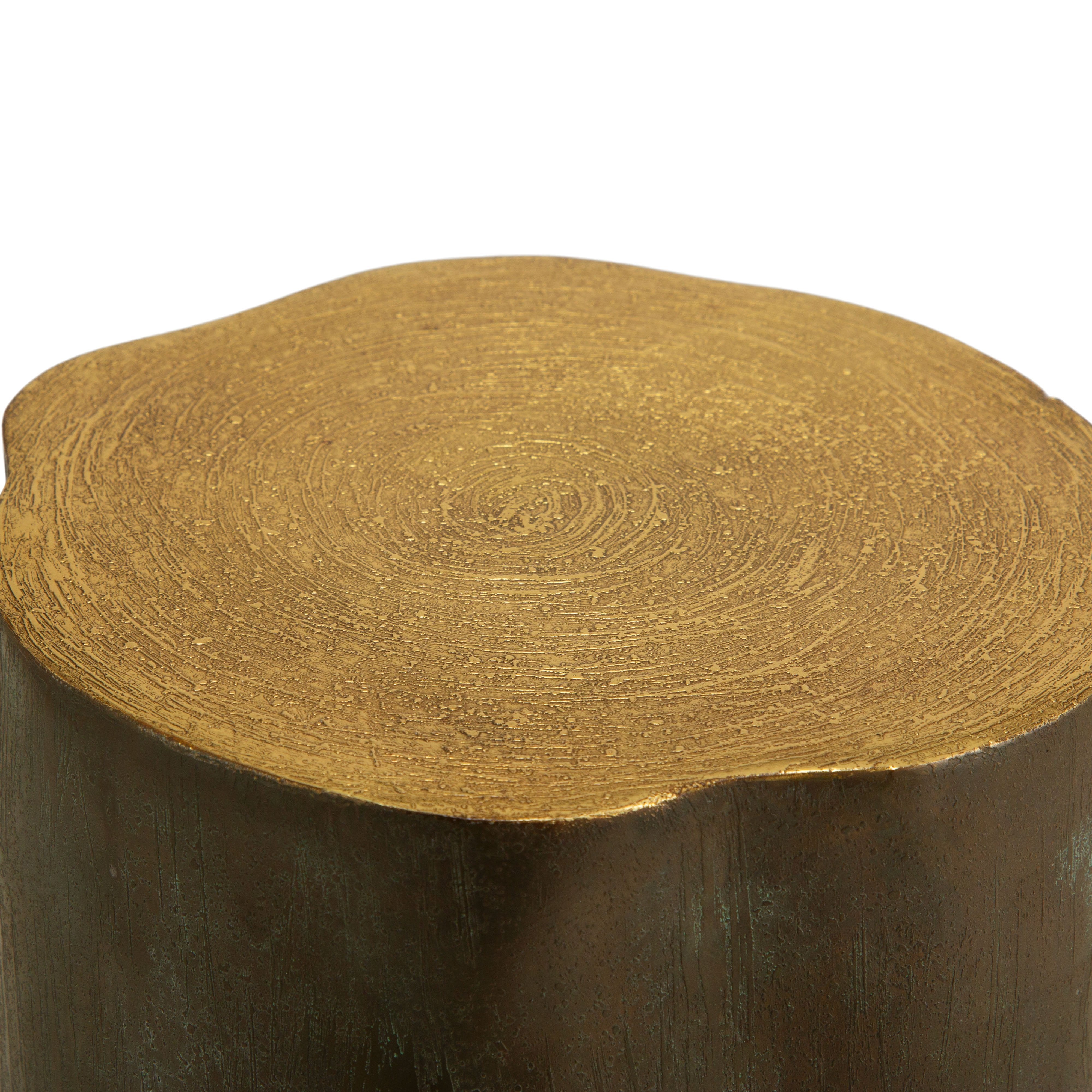 Handcrafted Wooden Etched Stool - Unique Boho Home Decor Accent Piece for Living Room, Bedroom or Patio
