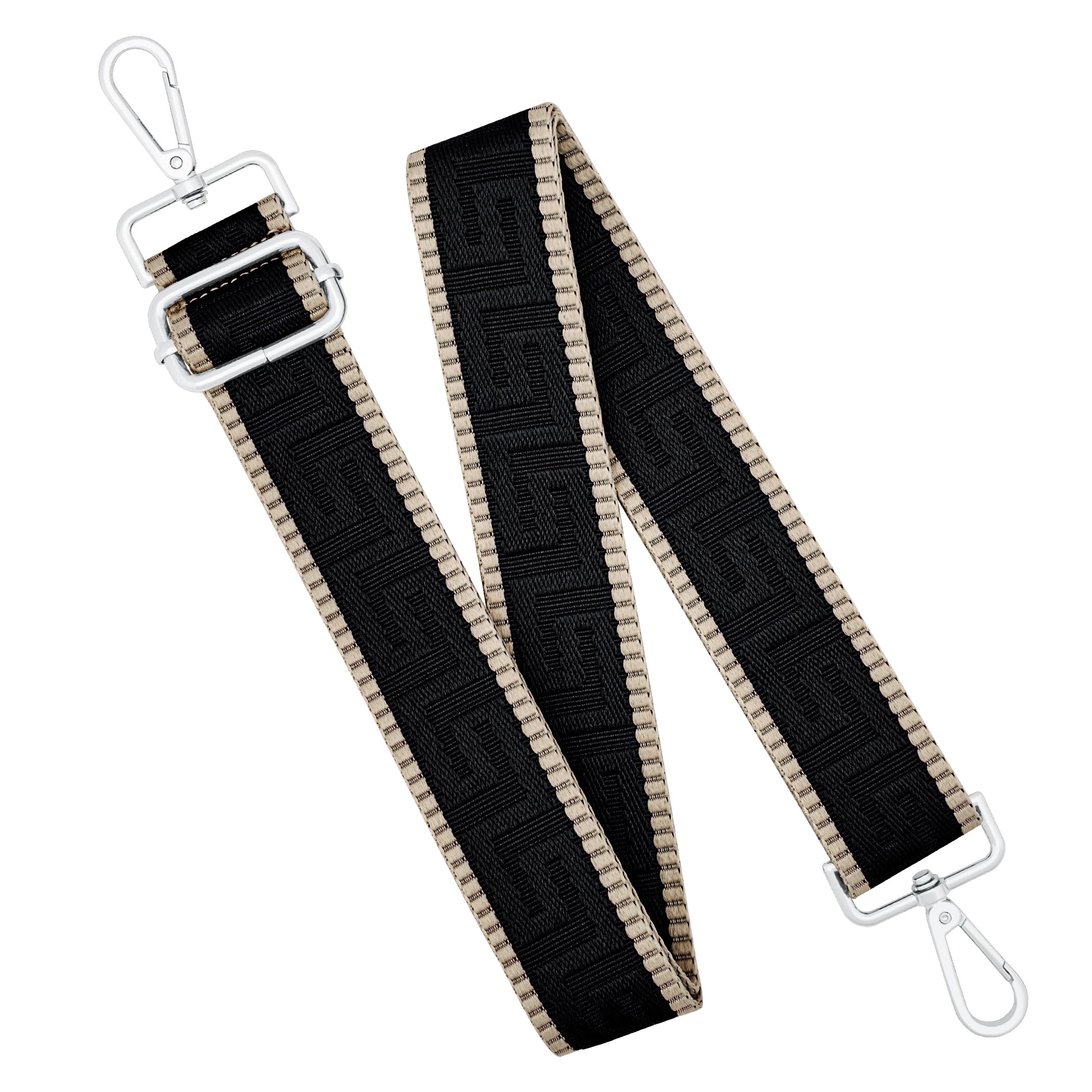 Silver Purse Strap Replacement - Adjustable Crossbody Shoulder Strap for Handbags & Purses | Perfect for Everyday Use, Travel & Fashion Accessories