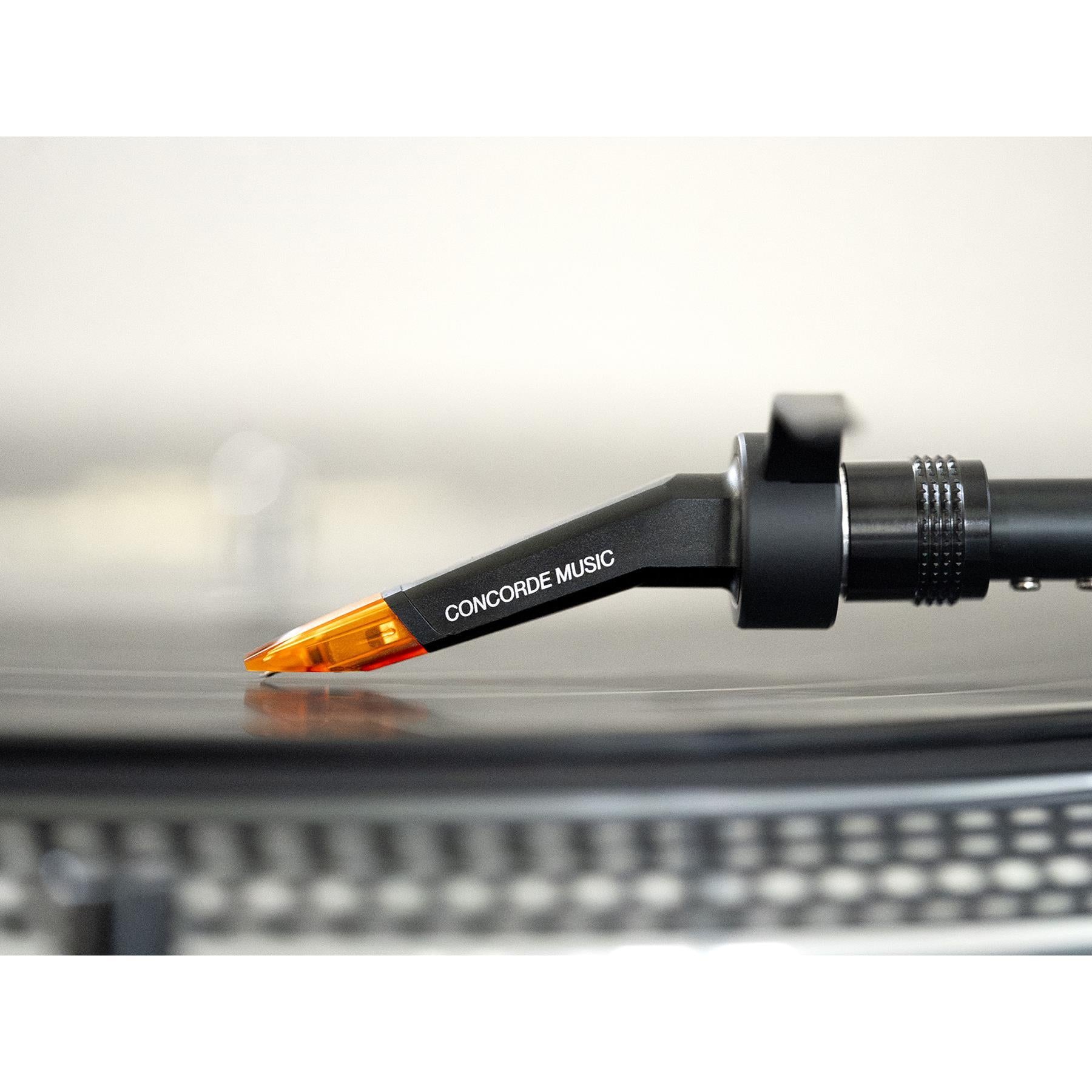 Ortofon Concorde Music Bronze Moving Magnet Cartridge - High-Quality DJ & Turntable Needle for Vinyl Records - Perfect for Professional DJs & Audiophiles