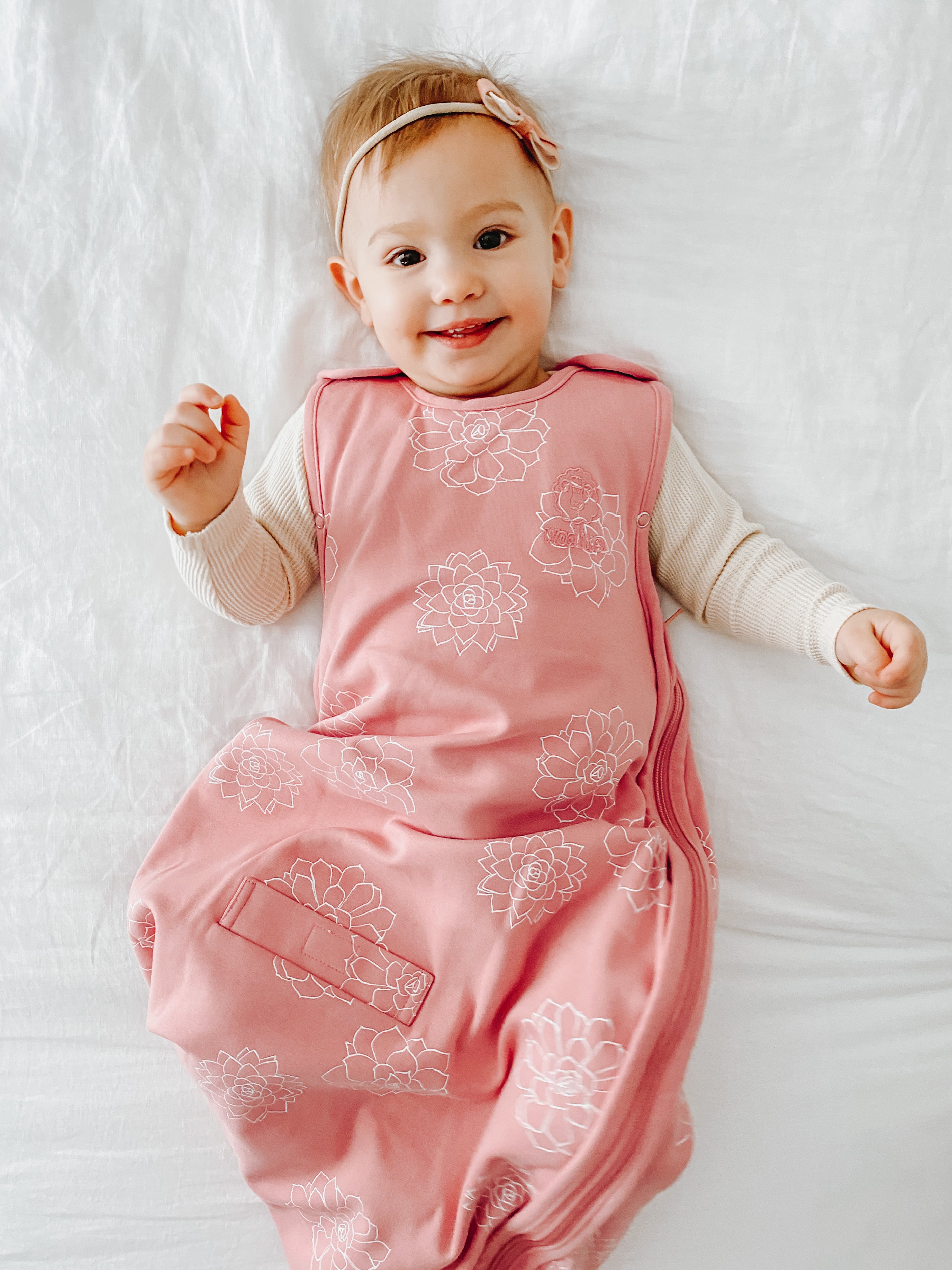 4 Season Baby Sleep Sack - Merino Wool & Organic Cotton for 2 Months to 2 Years - Soft & Breathable for Comfortable Sleep - Perfect for Nursery, Daycare & Travel