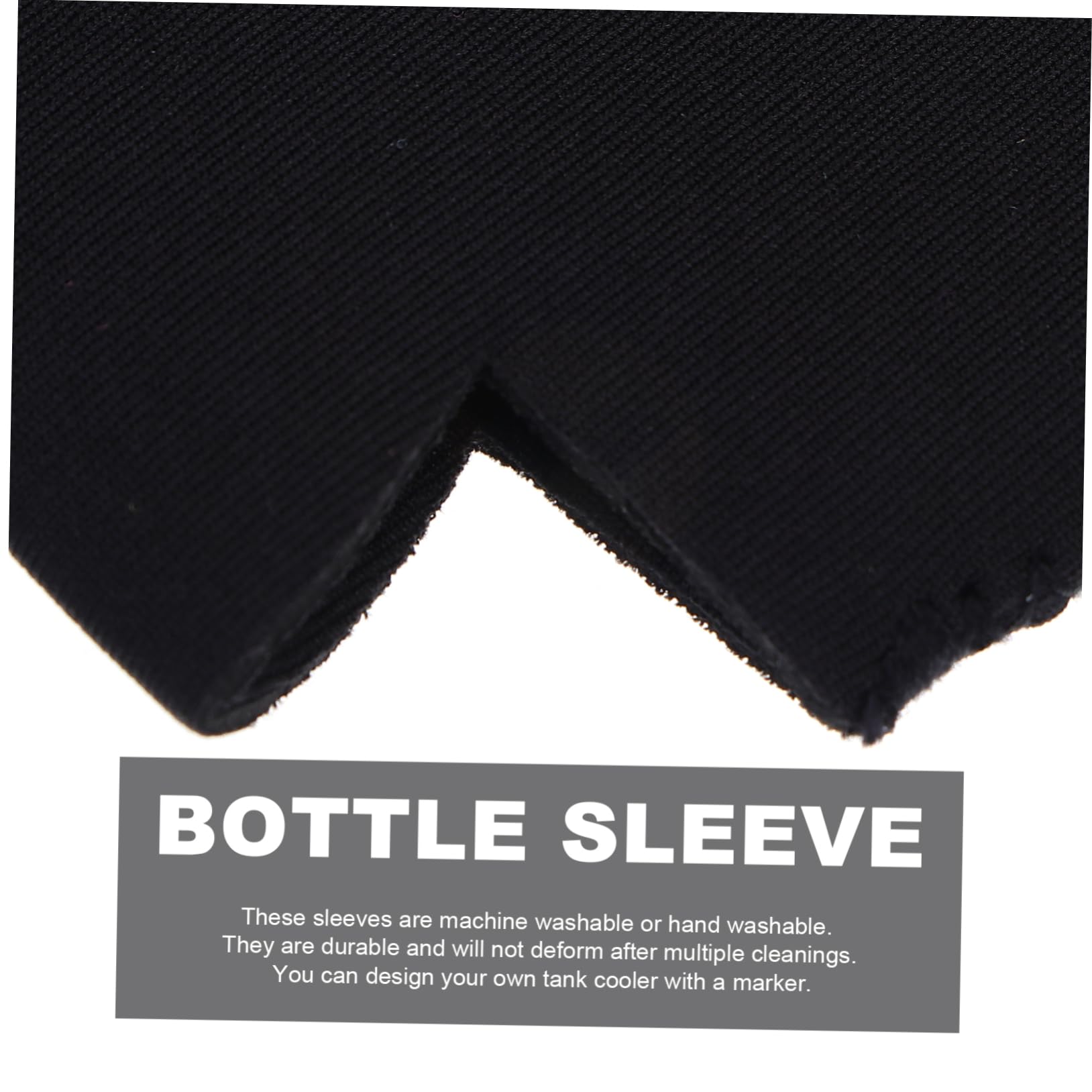 14Pcs Black Beer Bottle Covers & Can Sleeves for Party Decor