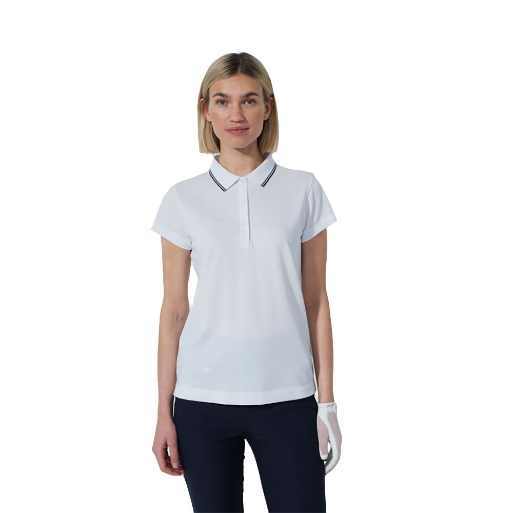 Women's Golf Polo Shirt with Cap Sleeves - Breathable & Comfortable for Daily Sports & Outdoor Activities - Perfect for Golf, Tennis & Casual Wear