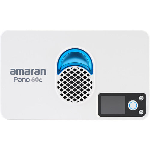 Amaran Pano 60C RGB COB LED Light Panel Kit - Full Color Adjustable Photography Lighting for YouTube Videos, Live Streaming & Studio Photography (White)