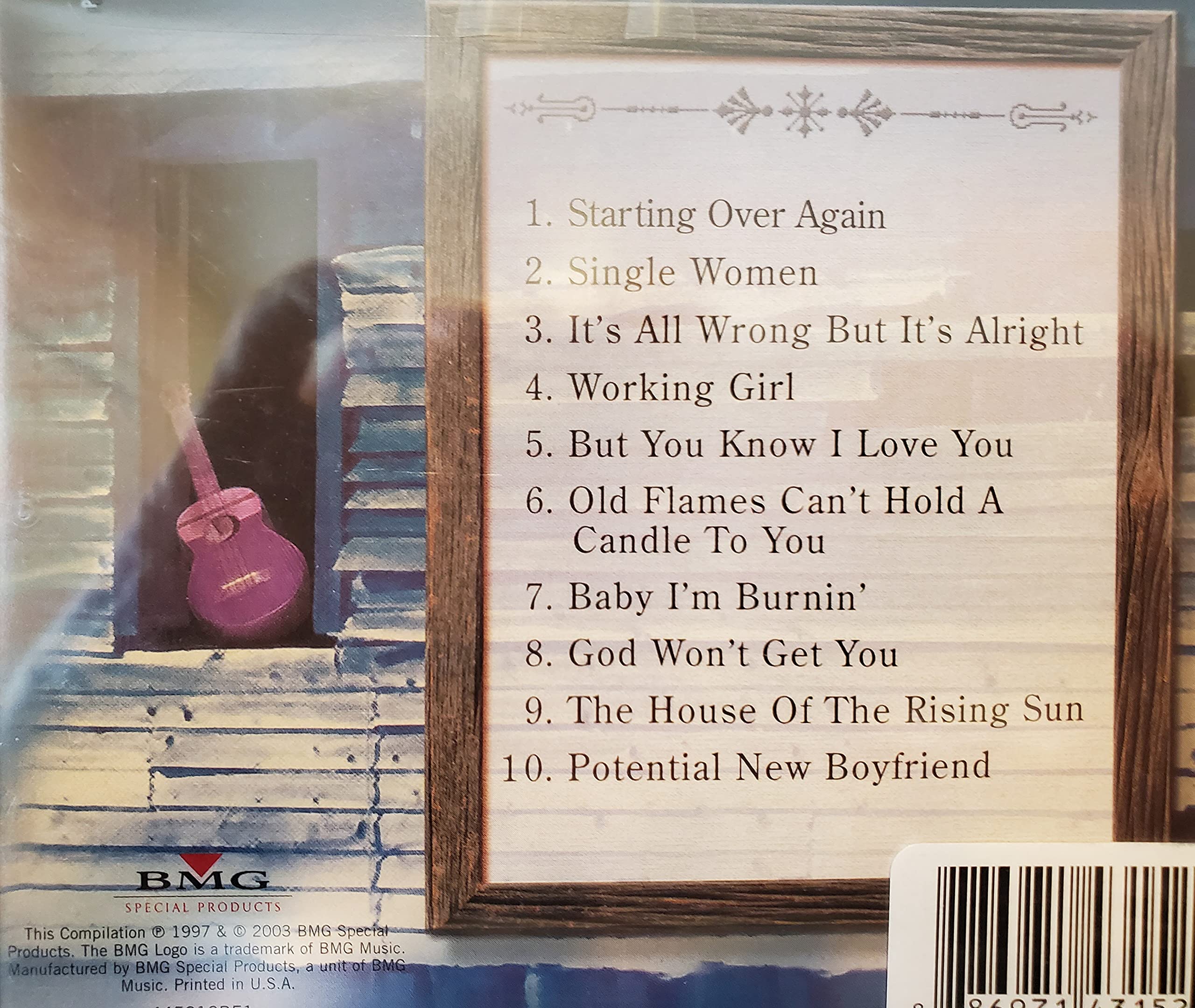 Dolly Parton - All American Country Music CD | Classic Country Songs Collection | Perfect for Road Trips, Home Listening & Country Music Fans